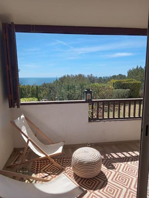Superbe Appartement Piscine, Tennis, Vue Mer Et Decore Avec Gout Cassis Exterior foto