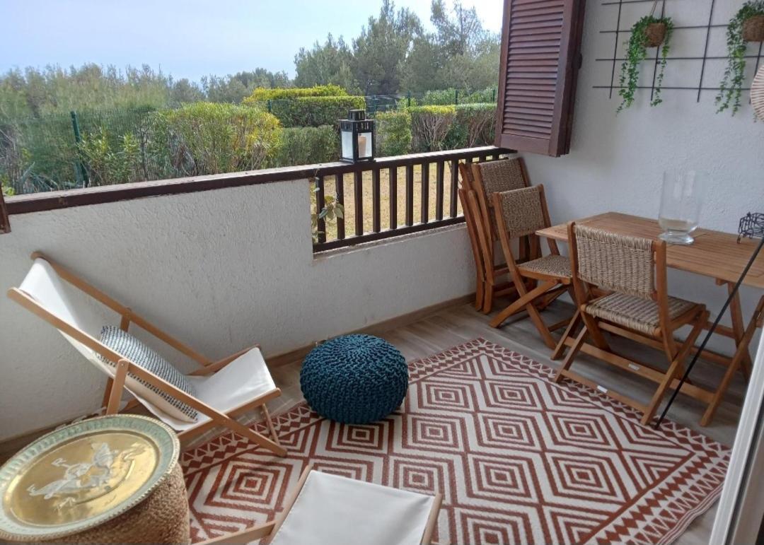 Superbe Appartement Piscine, Tennis, Vue Mer Et Decore Avec Gout Cassis Exterior foto